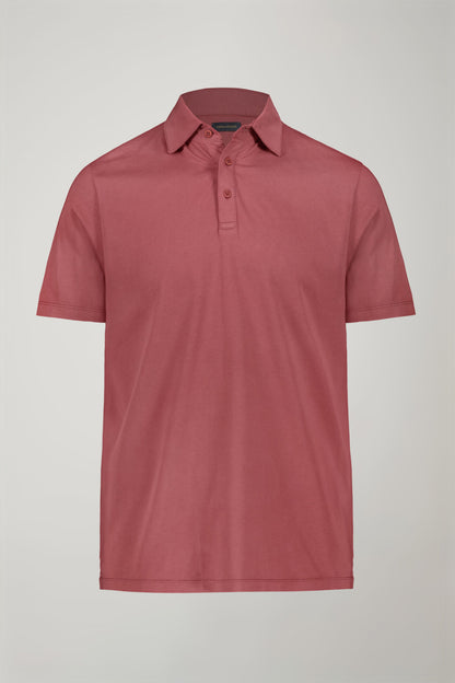 Men's short sleeve polo shirt 100% cotton regular fit