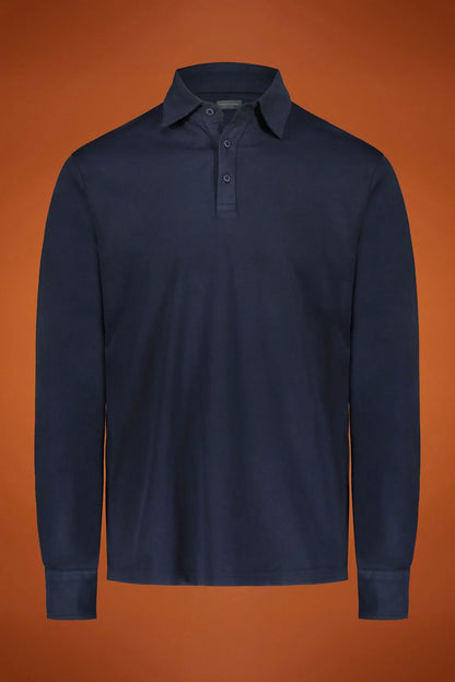 MenÃ¢â‚¬â„¢s long sleeve polo shirt 100% cotton regular fit
