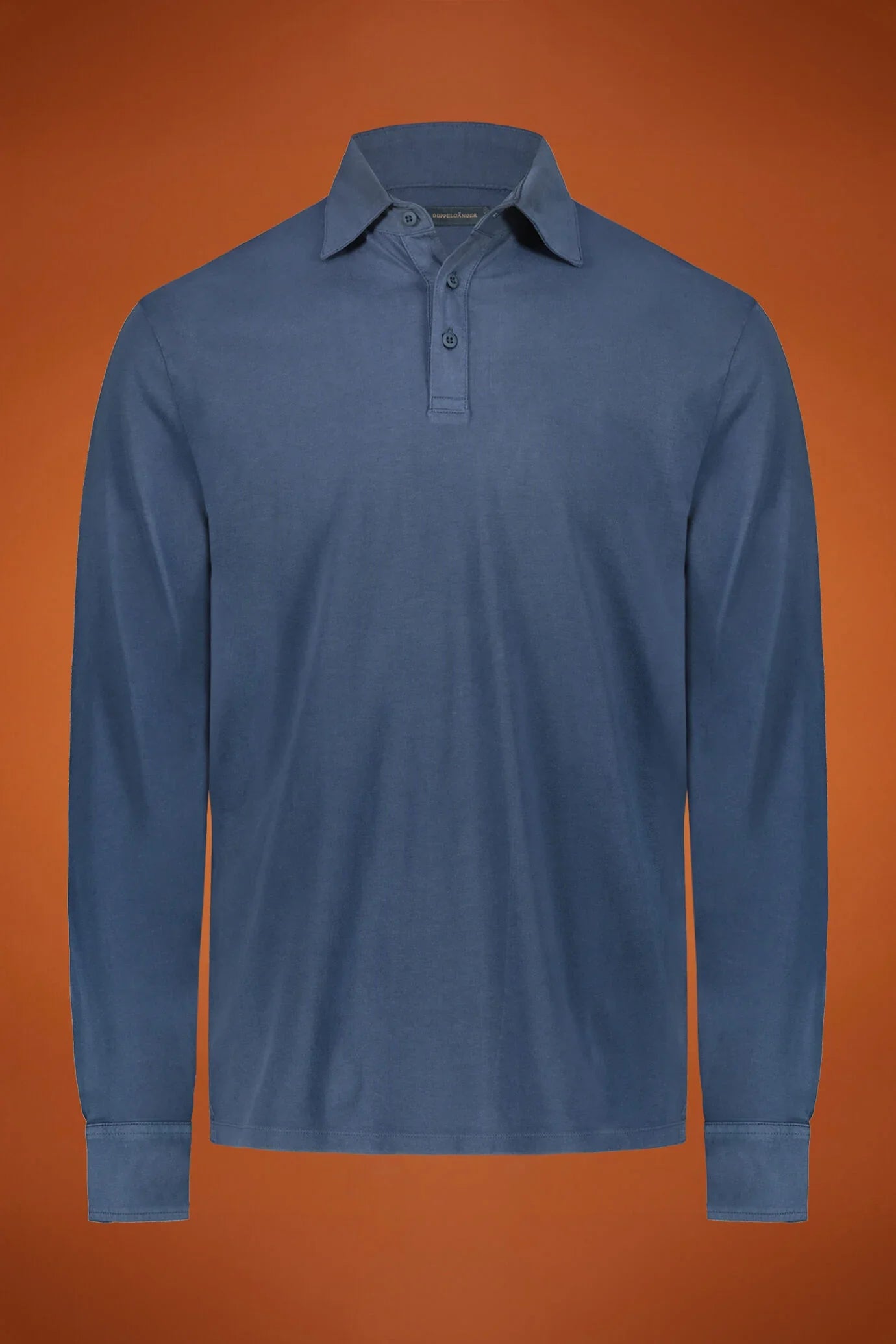 MenÃ¢â‚¬â„¢s long sleeve polo shirt 100% cotton regular fit
