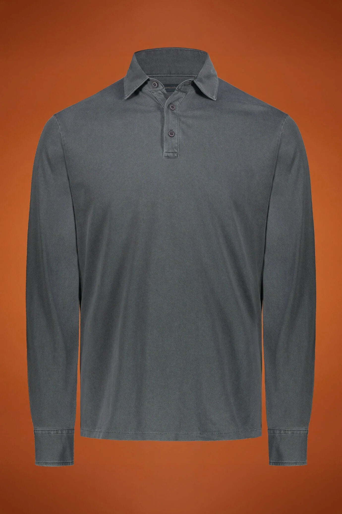 MenÃ¢â‚¬â„¢s long sleeve polo shirt 100% cotton regular fit
