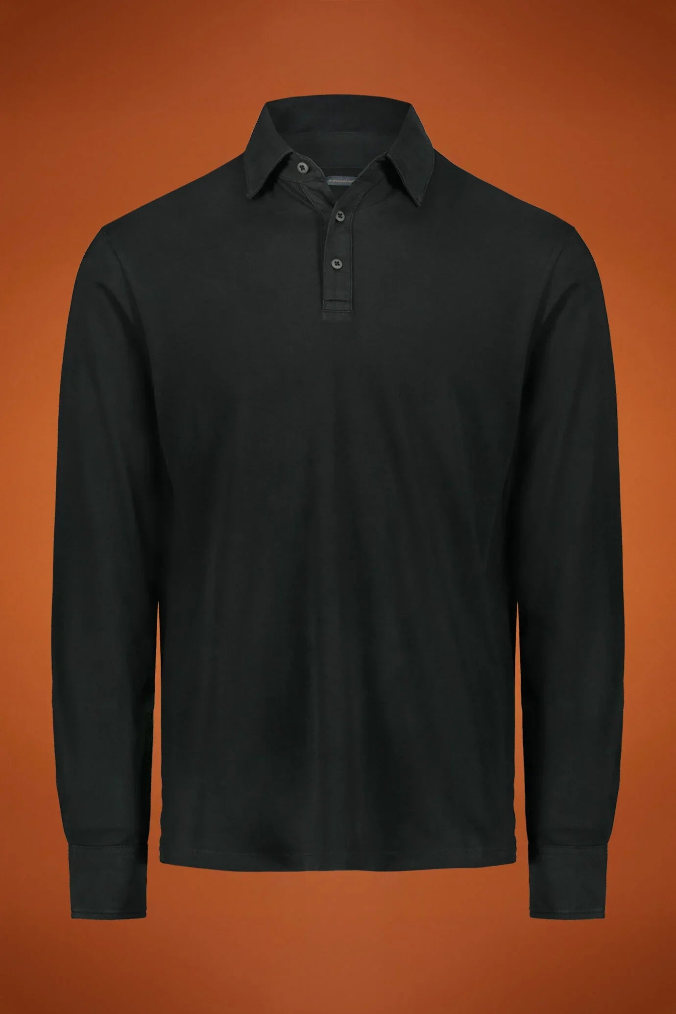 MenÃ¢â‚¬â„¢s long sleeve polo shirt 100% cotton regular fit
