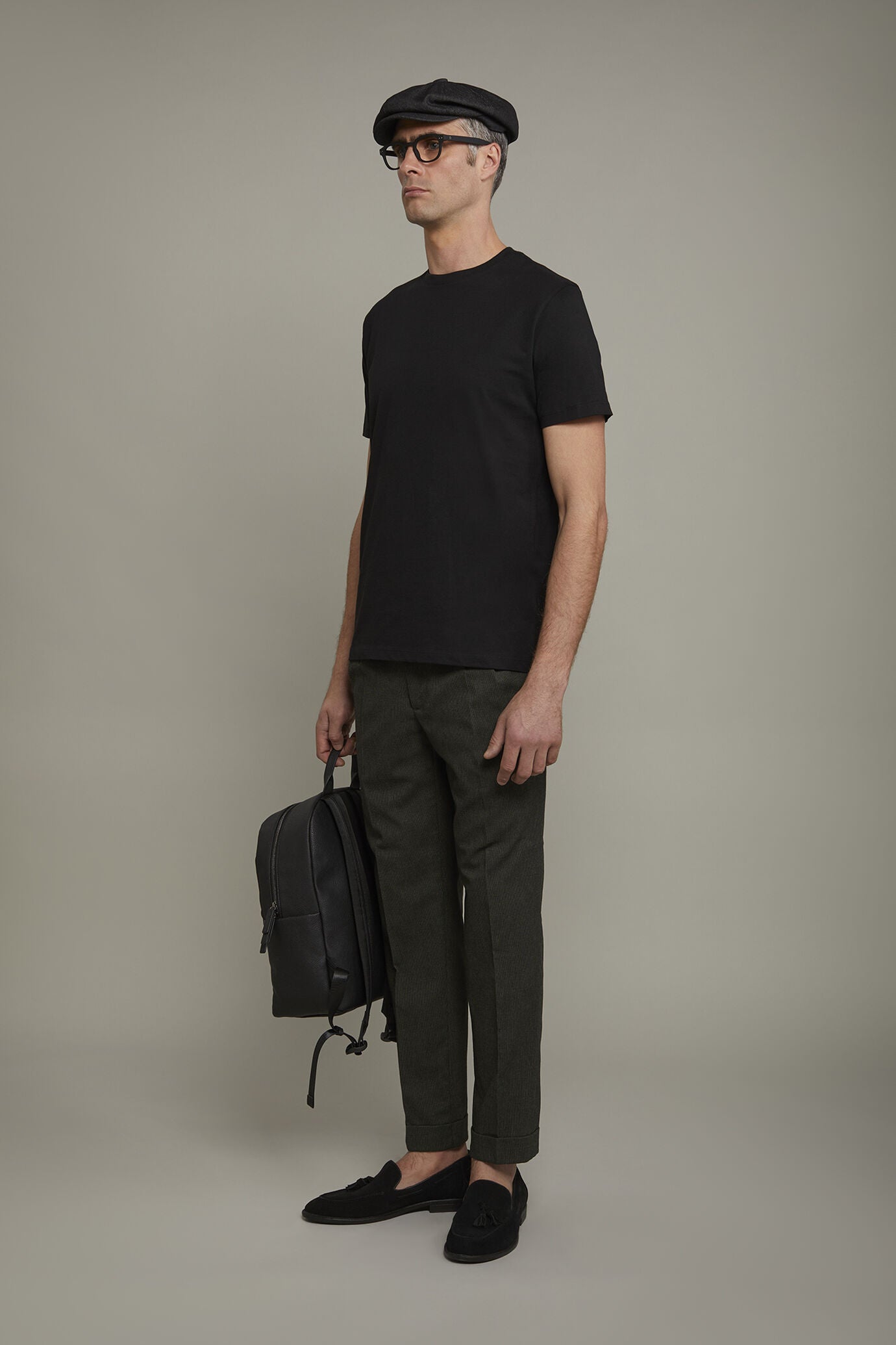 Men' round neck t-shirt 100% cotton regular fit