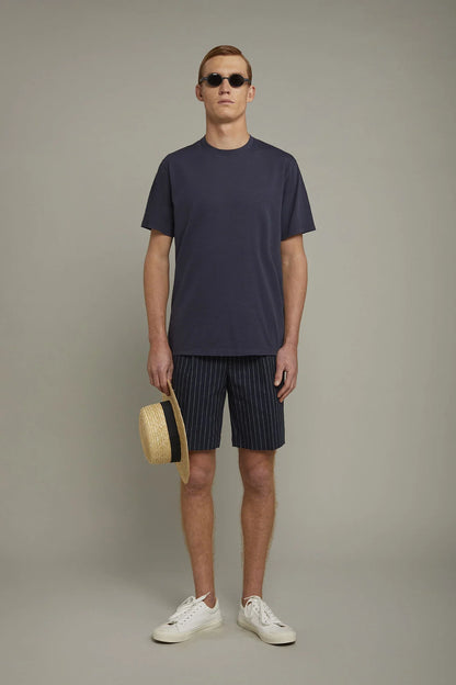 MenÃ¢â‚¬â„¢s round neck t-shirt 100% cotton flamed effect regular fit
