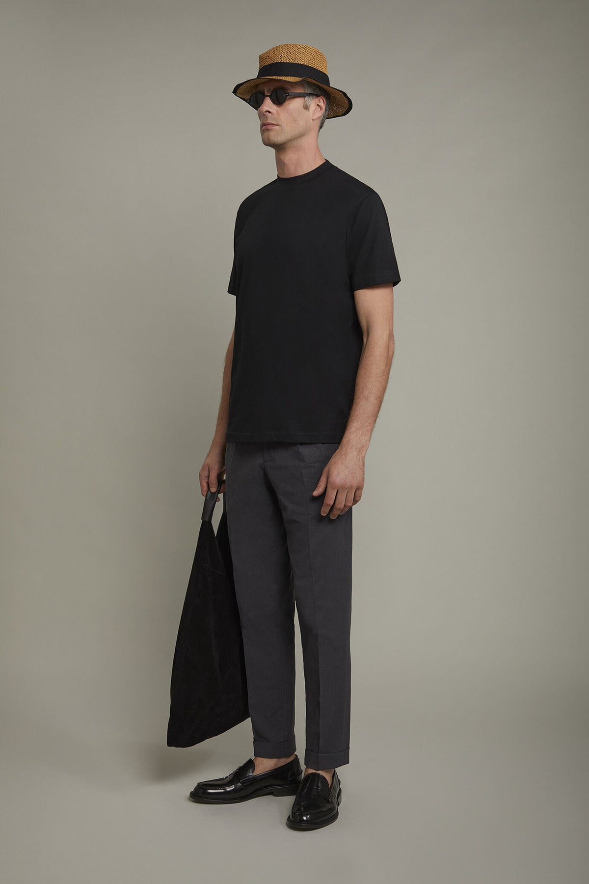 Men’s round neck t-shirt 100% cotton regular fit