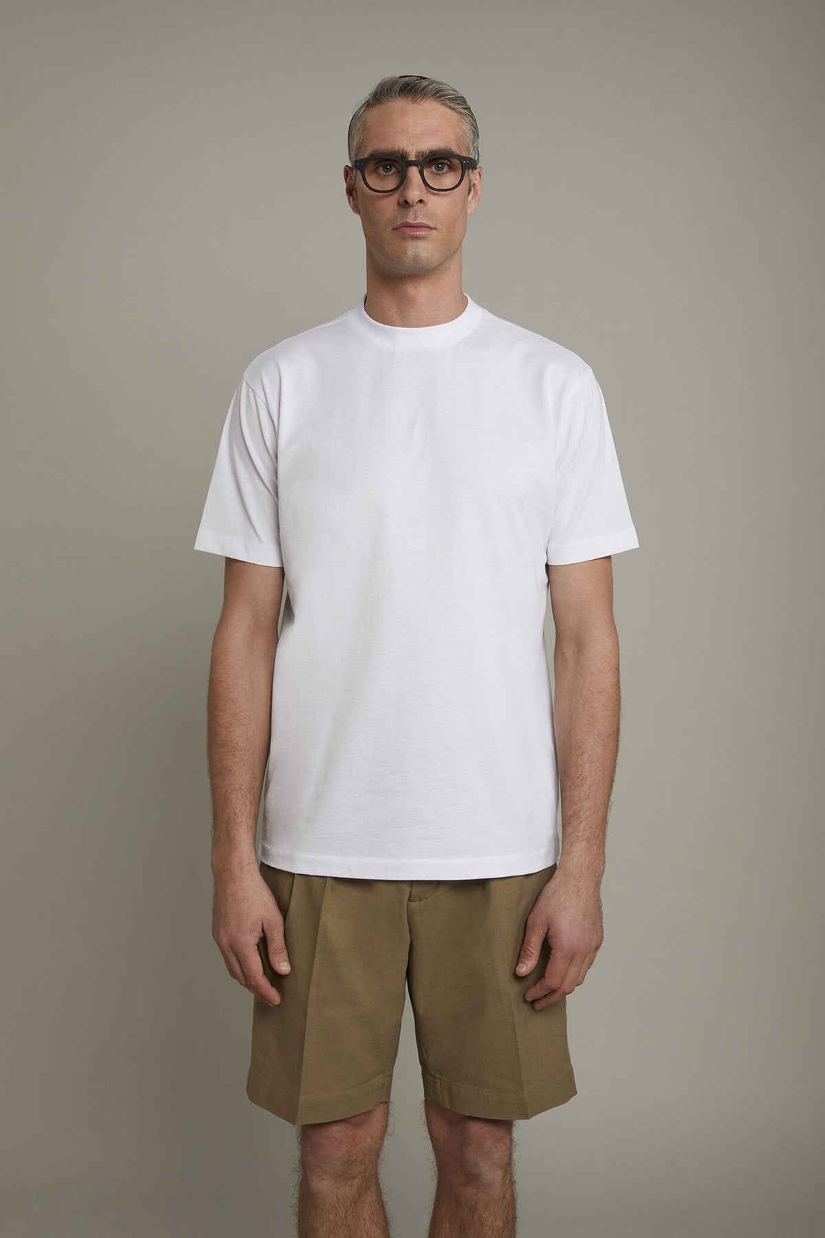 Men’s round neck t-shirt 100% cotton regular fit