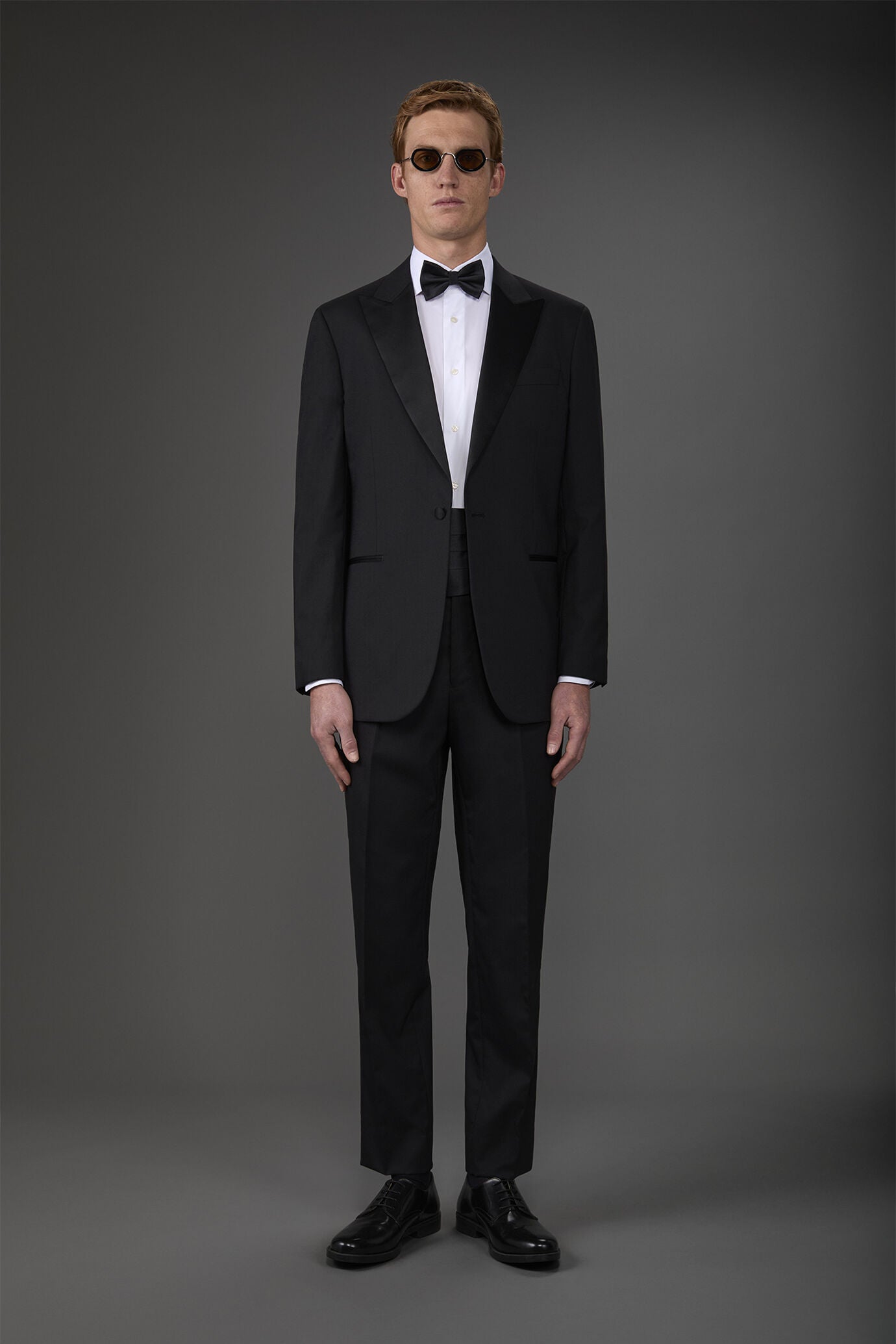 Men's regular fit classic wool blend dinner suit