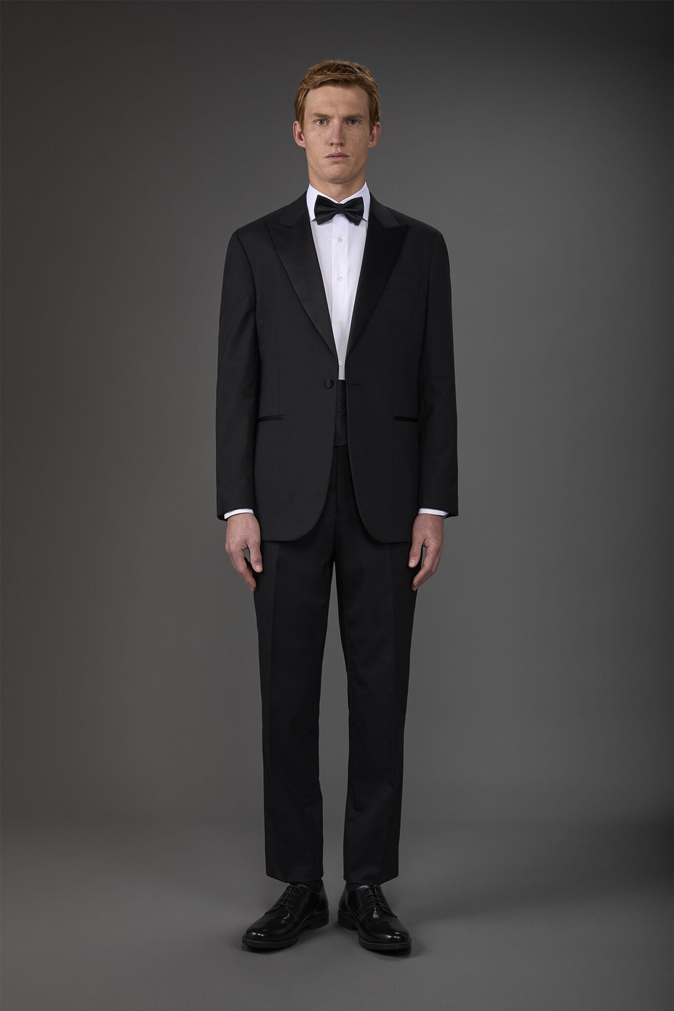 Men's regular fit classic wool blend dinner suit