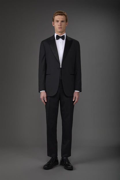 Men's regular fit classic wool blend dinner suit