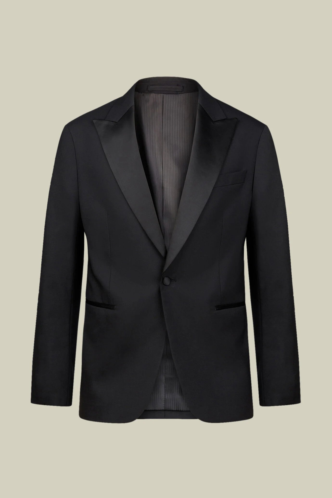 Men's regular fit classic wool blend dinner suit