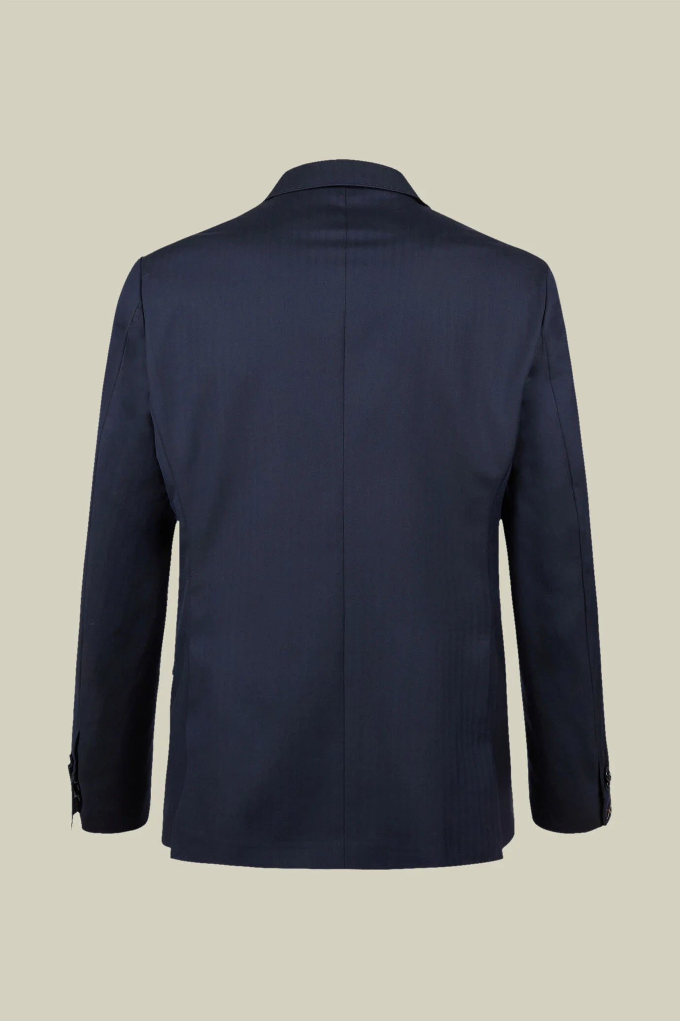 Men's regular fit single-breasted suit in wool blend fabric