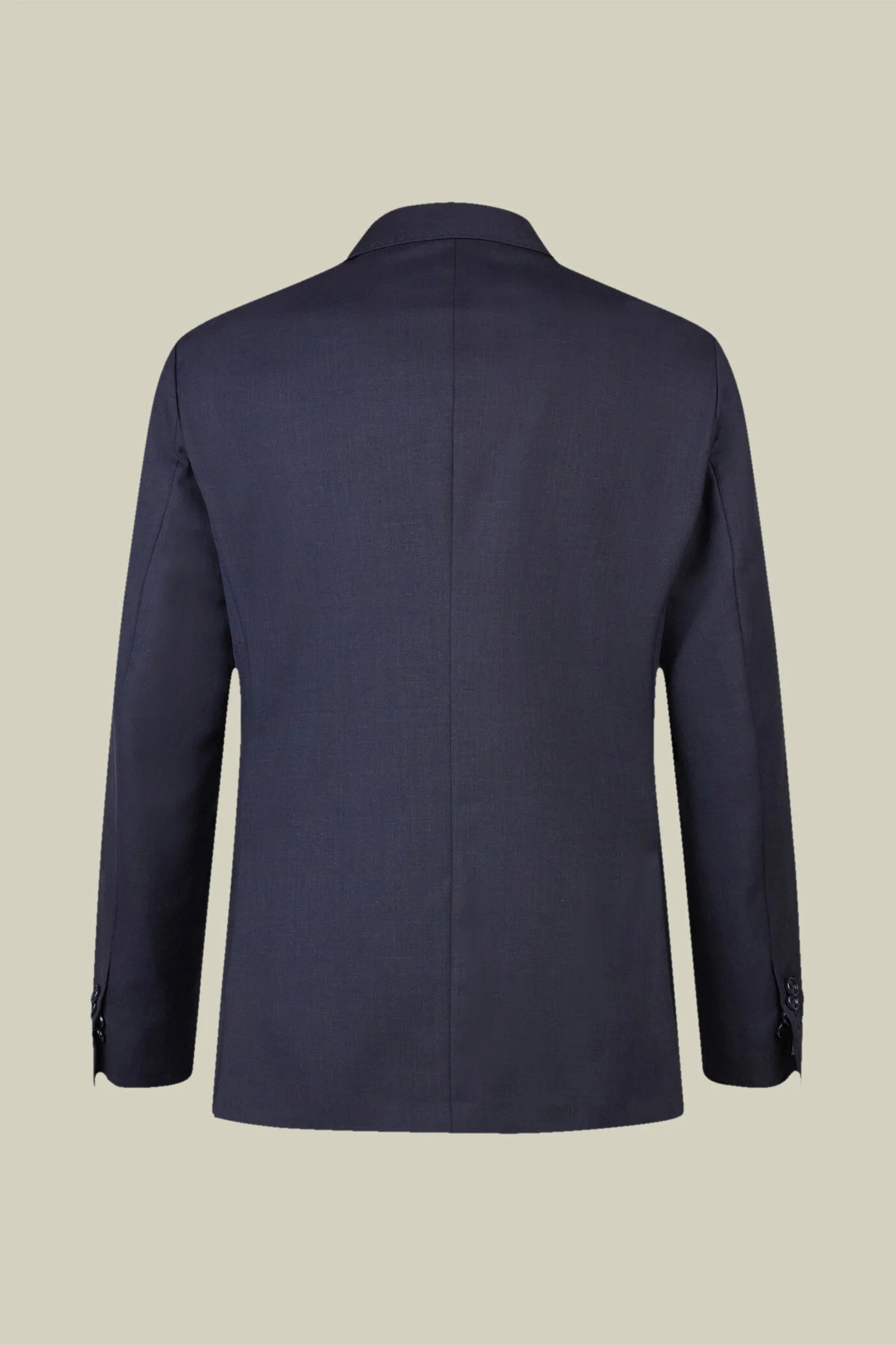 Men's regular fit single-breasted suit in a wool blend fabric