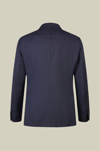 Men's regular fit single-breasted suit in a wool blend fabric