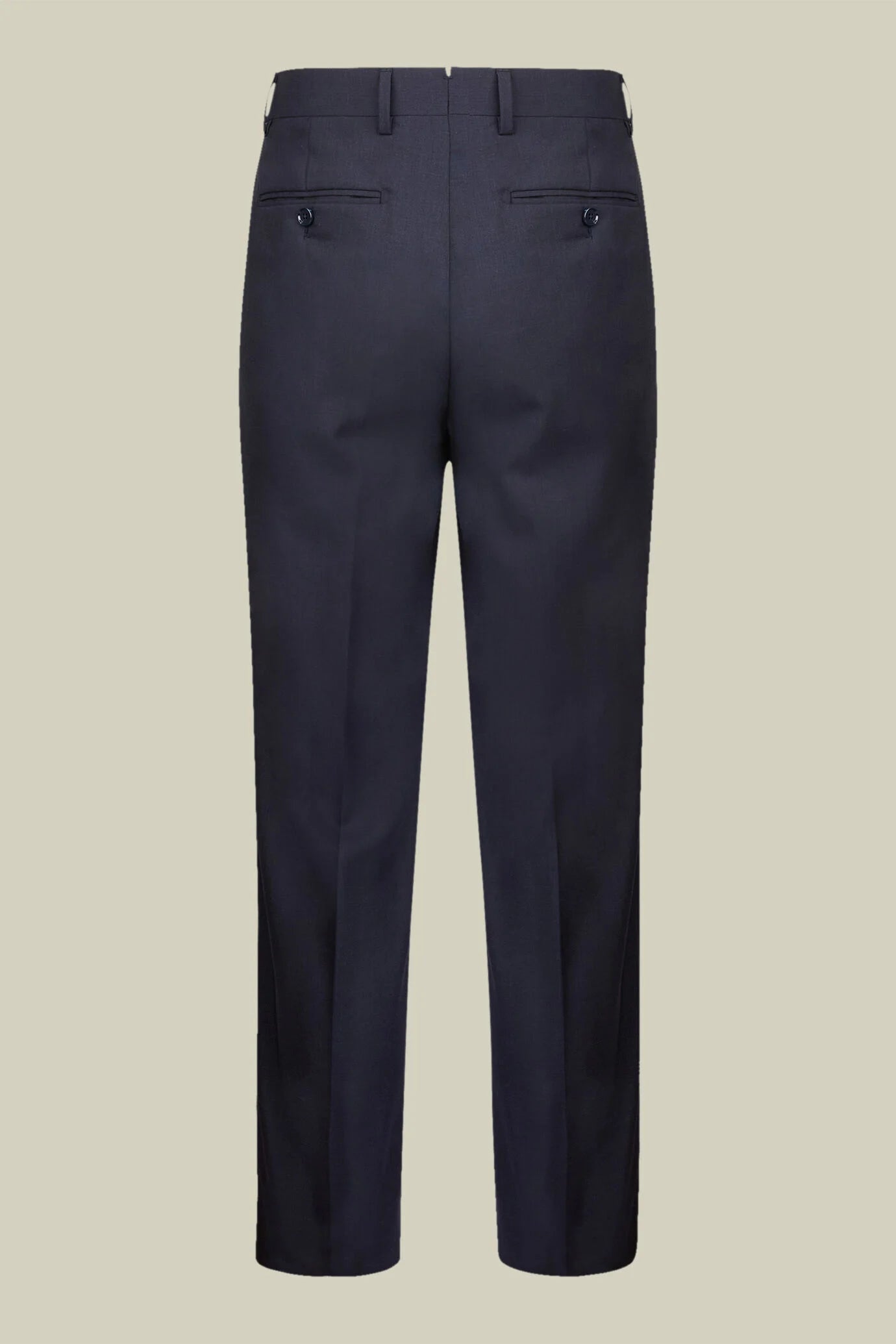 Men's regular fit single-breasted suit in a wool blend fabric