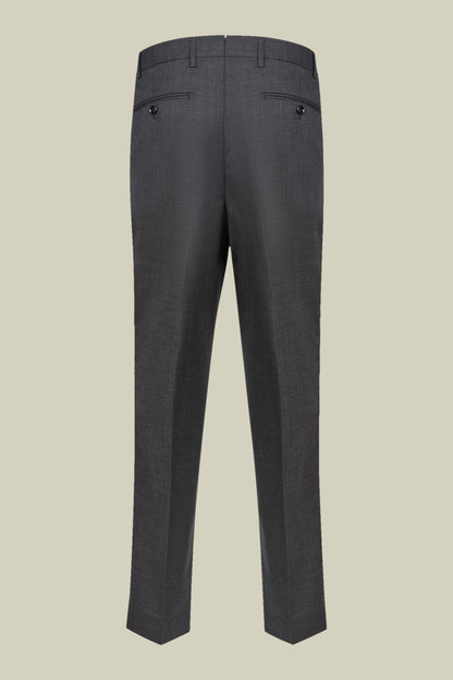 Men's regular fit single-breasted suit in a wool blend fabric
