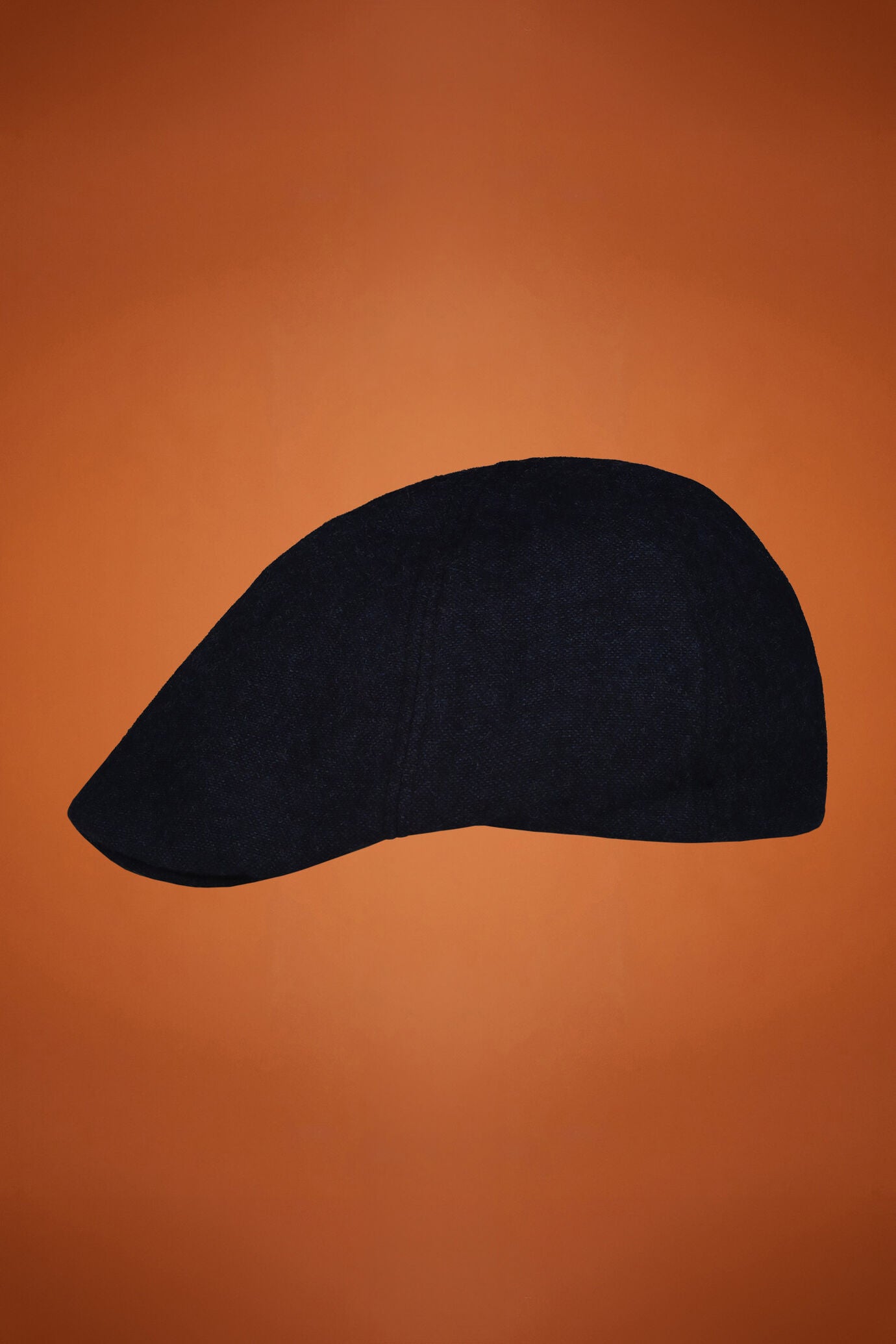 Men's wool blend flat cap