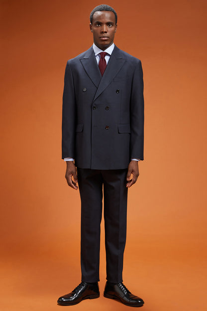 Men's regular fit classic shirt in yarn-dyed striped cotton with a classic collar