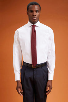 Men's regular fit classic shirt in superlight 100% cotton superlight Oxford fabric with a classic collar