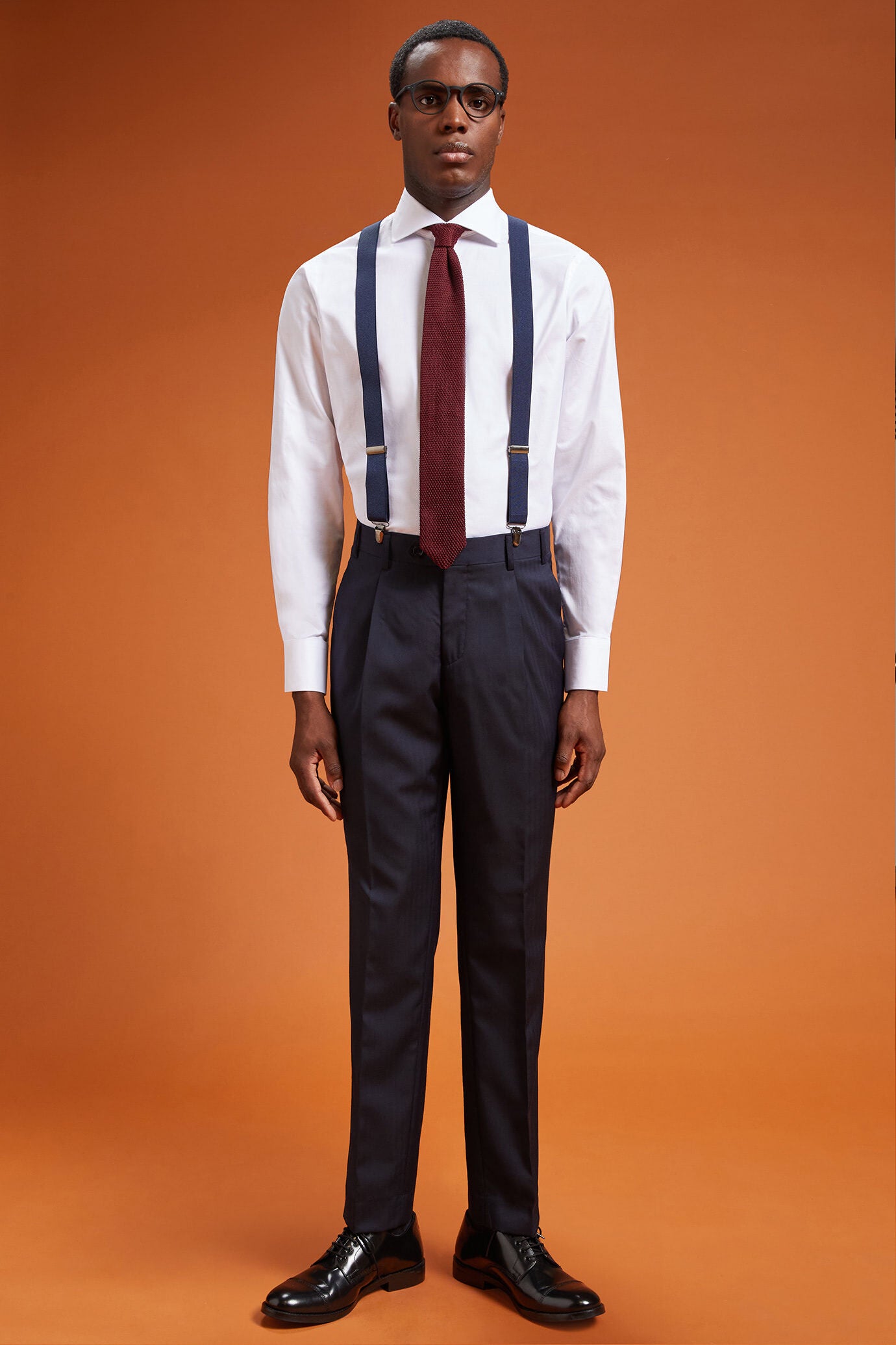 Men's regular fit classic shirt in superlight 100% cotton superlight Oxford fabric with a classic collar