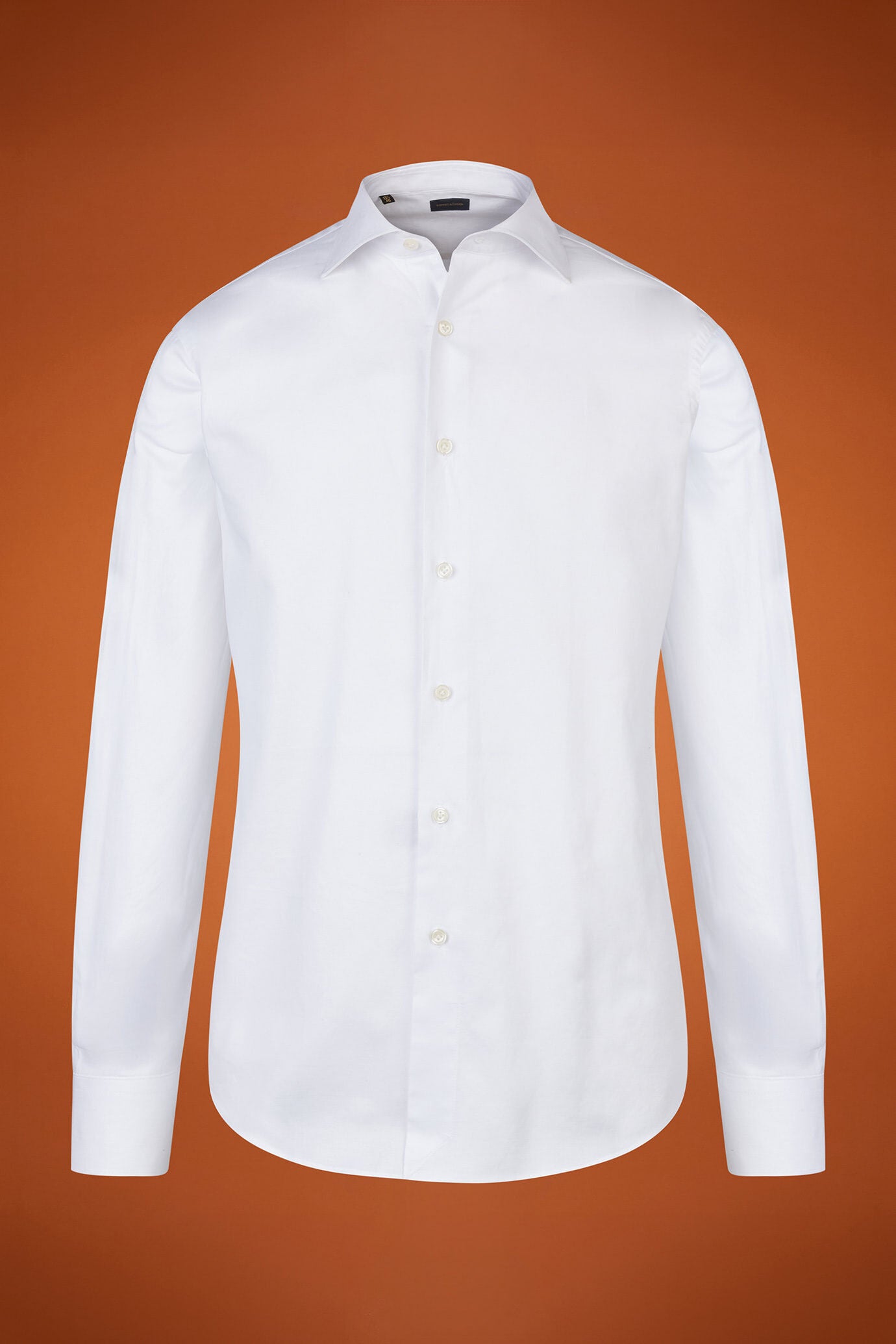 Men's regular fit classic shirt in superlight 100% cotton superlight Oxford fabric with a classic collar