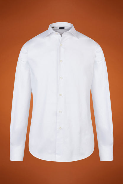 Men's regular fit classic shirt in superlight 100% cotton superlight Oxford fabric with a classic collar