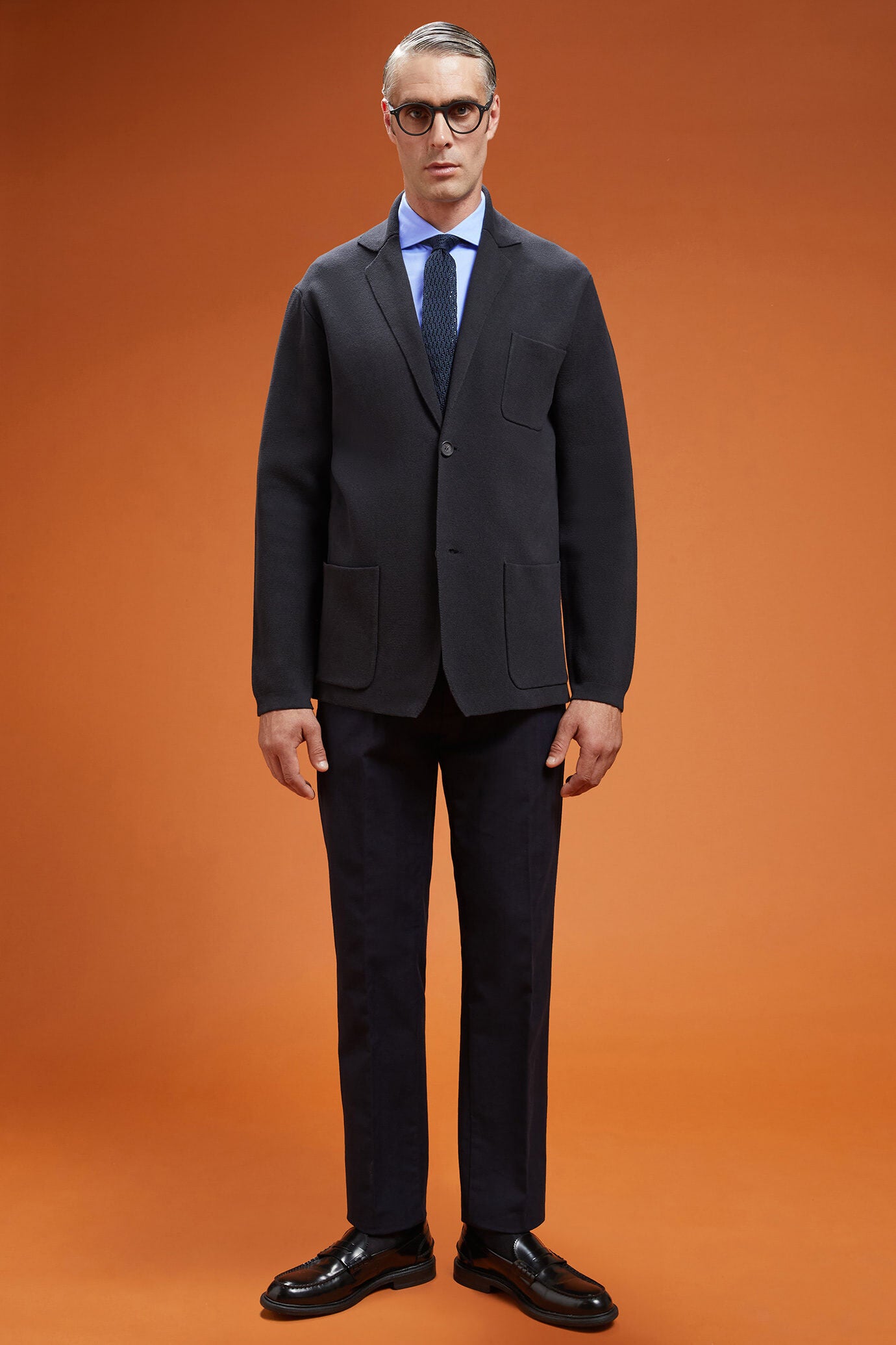 Men's regular fit classic shirt in superlight 100% cotton superlight Oxford fabric with a classic collar