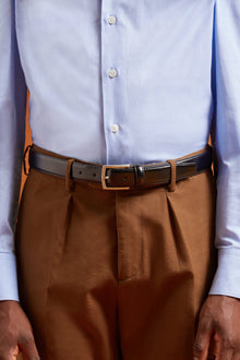 Men's classic belt in 100% genuine leather