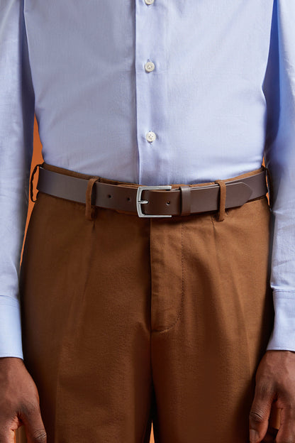 Men's classic belt in 100% genuine leather