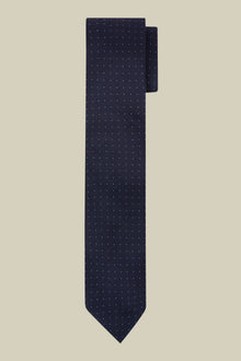 Men's micro polka dot tie in a bamboo blend