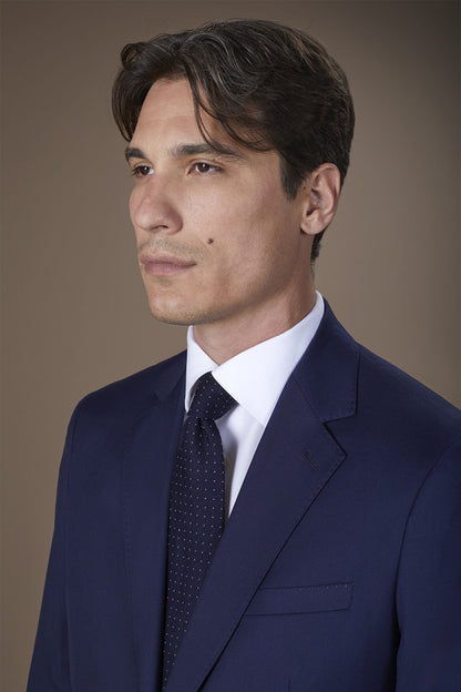 Men's micro polka dot tie in a bamboo blend