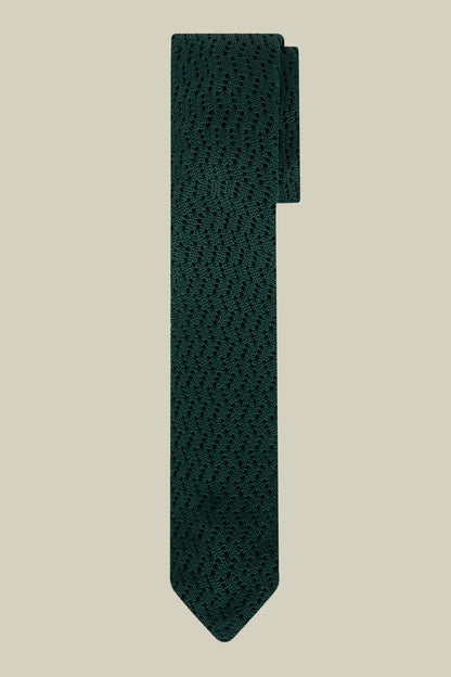 Men's plain knitted tie