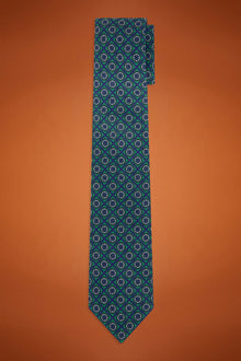 Men's micro patterned tie