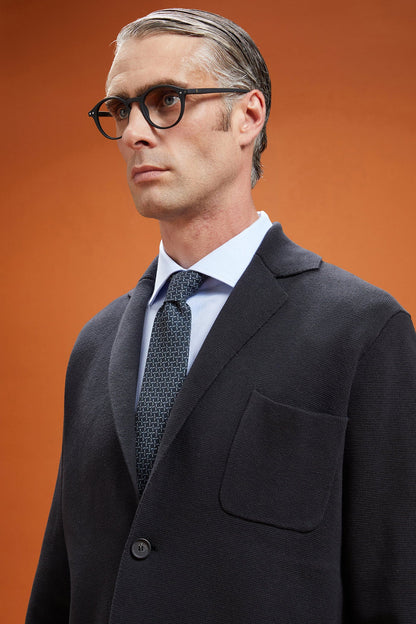 Men's micro patterned tie