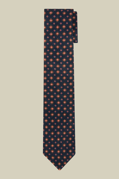 Men's micro patterned tie