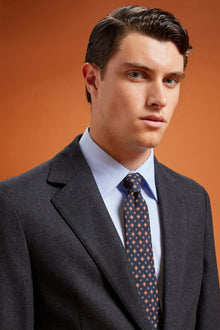 Men's micro patterned tie