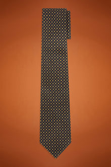 Men's micro patterned tie
