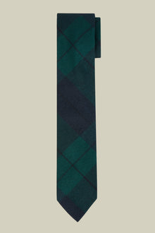 Men's tartan patterned tie