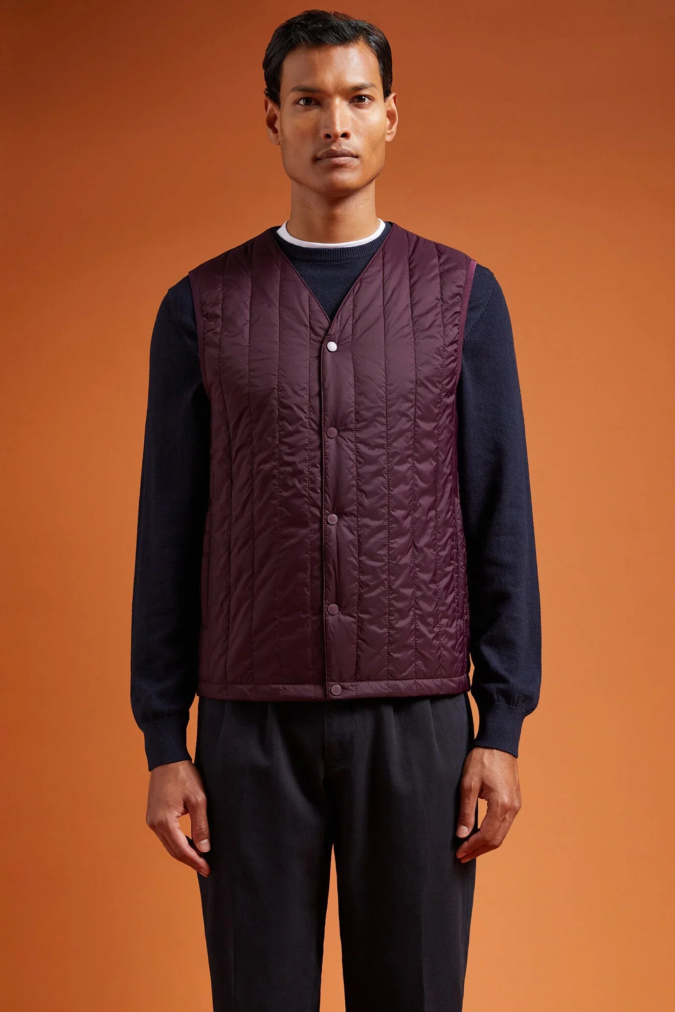 Men's regular fit padded gilet