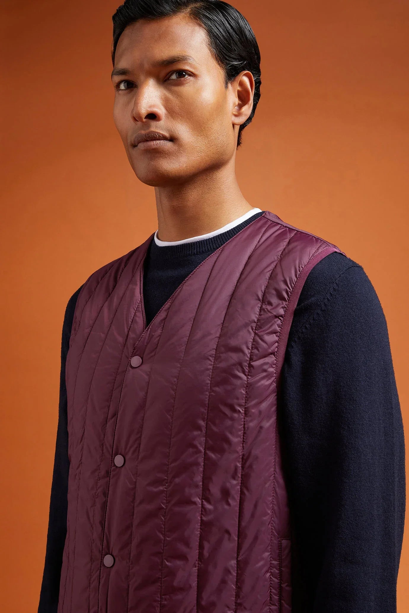 Men's regular fit padded gilet