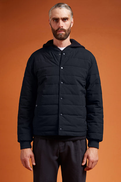 Men's Reversible Padded Down Jacket in a comfort fit