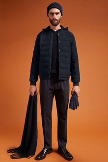 Men's Reversible Padded Down Jacket in a comfort fit