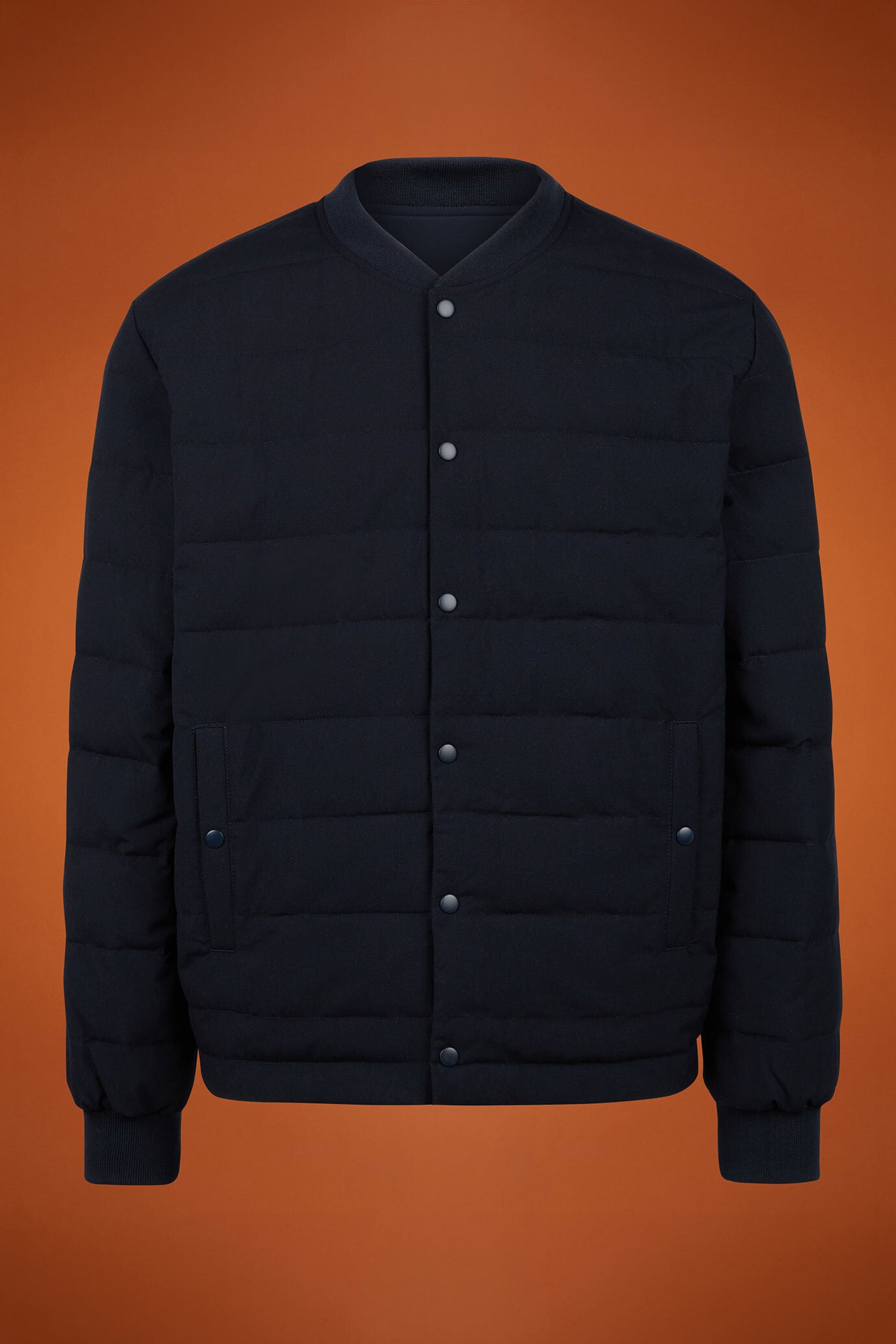 Men's Reversible Padded Down Jacket in a comfort fit