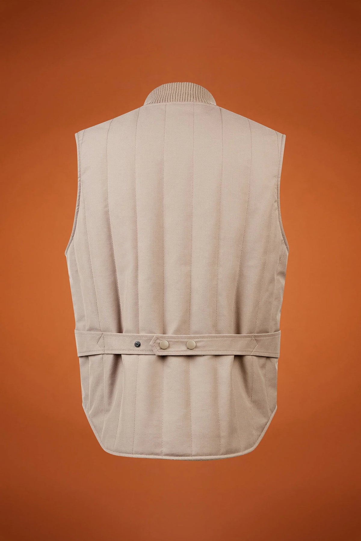 Men's comfort fit padded gilet with jersey lining
