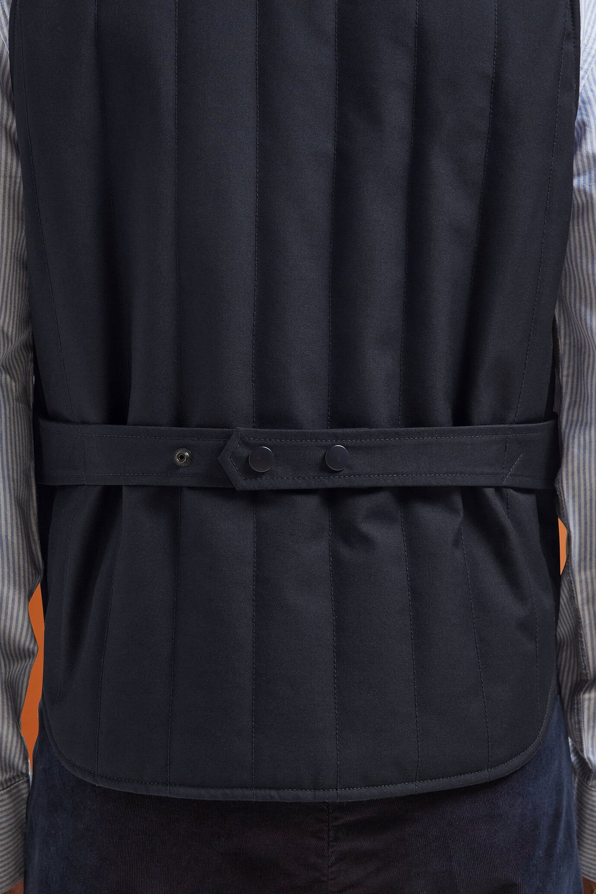 Men's comfort fit padded gilet with jersey lining