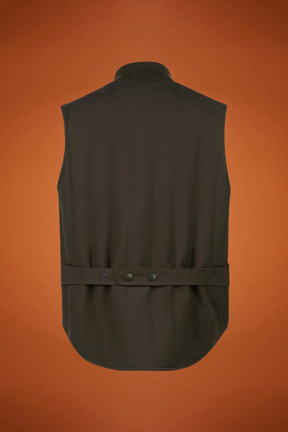 Men's comfort fit padded gilet with jersey lining