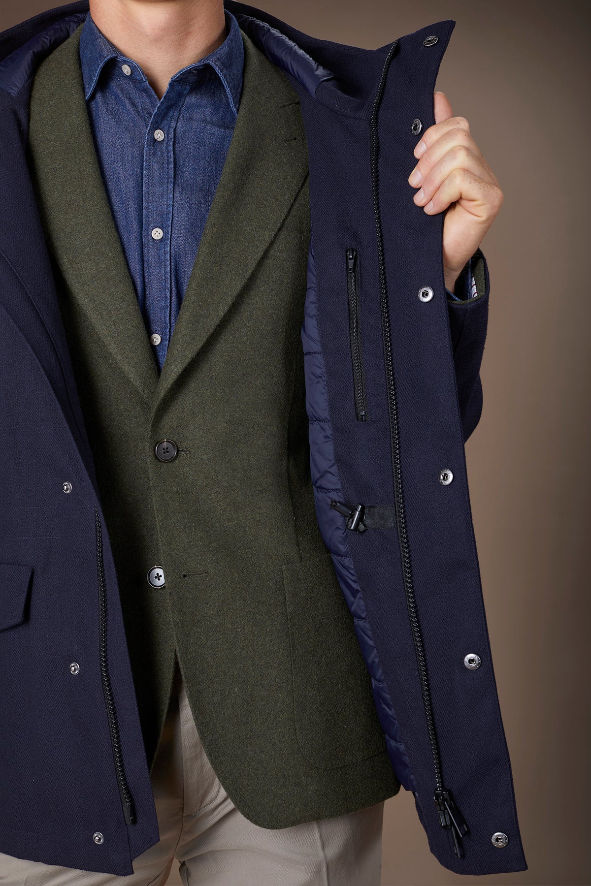 Men's padded jacket