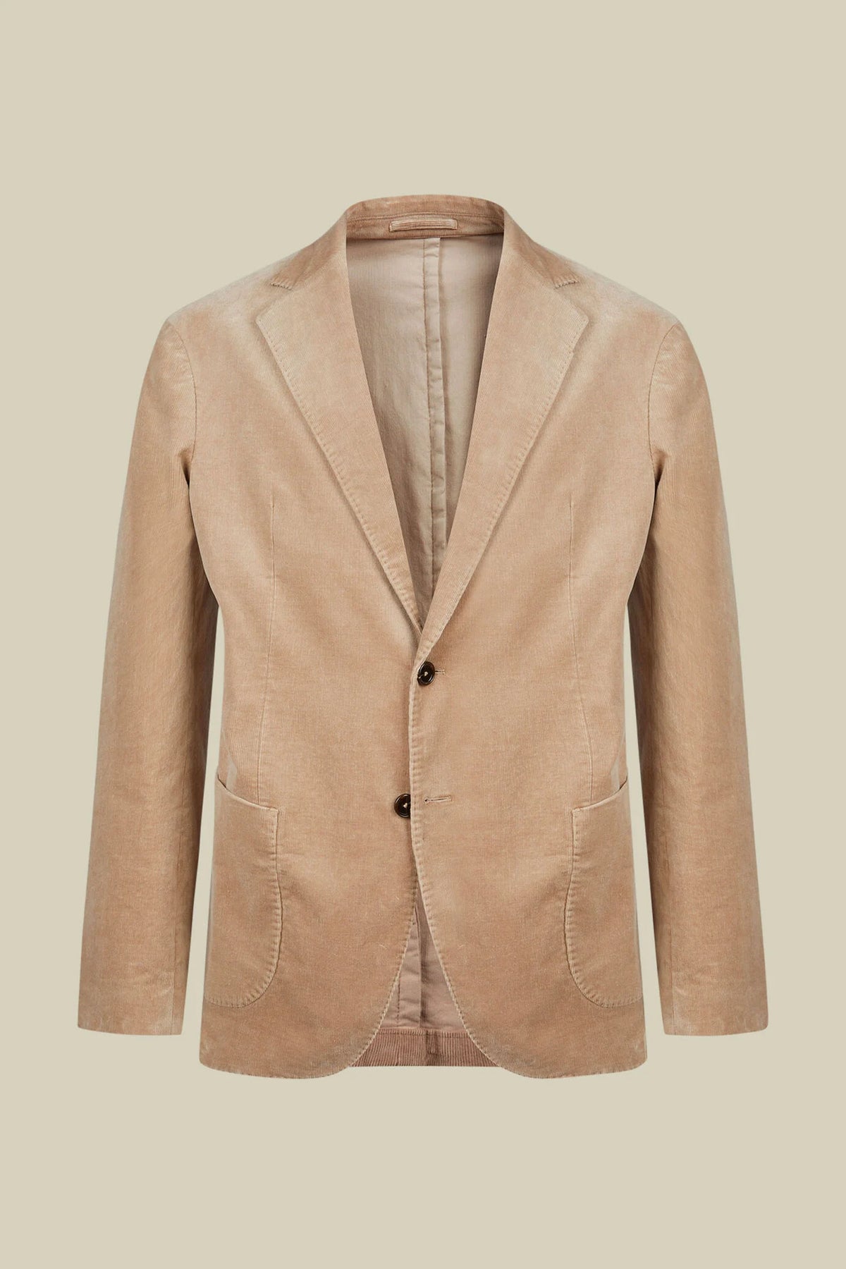 Men's single-breasted velvet jacket in a regular fit