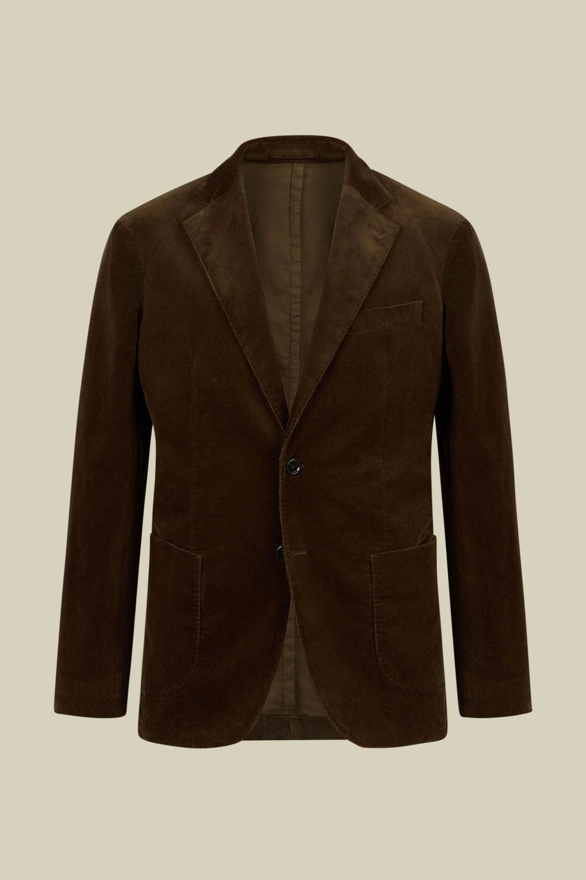 Men's single-breasted velvet jacket in a regular fit