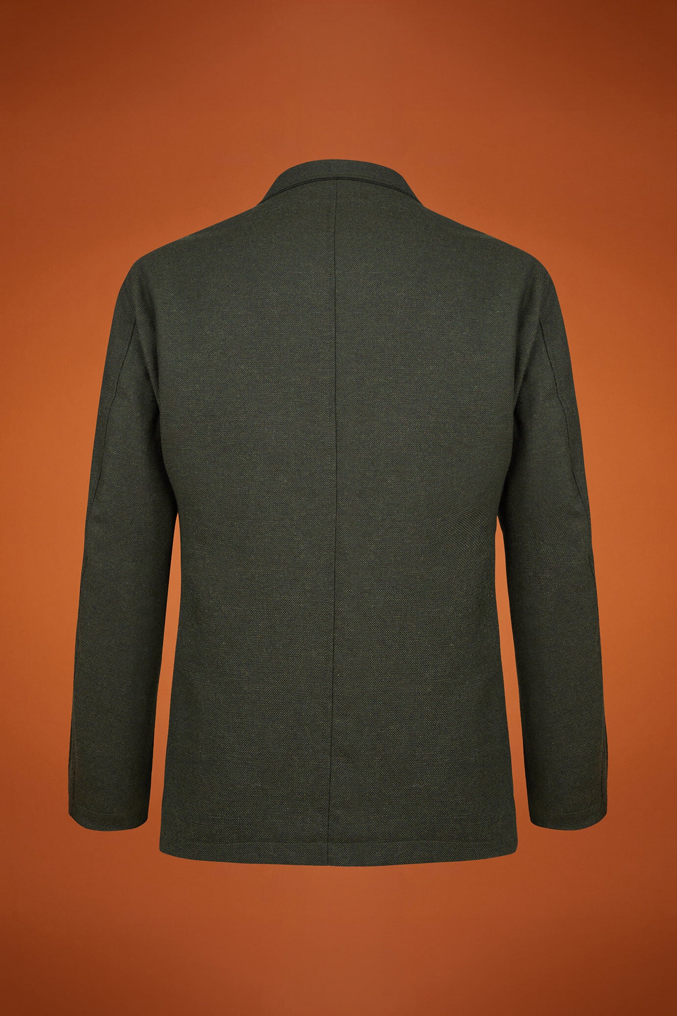 Men's regular fit sports jacket in wool blend tweed
