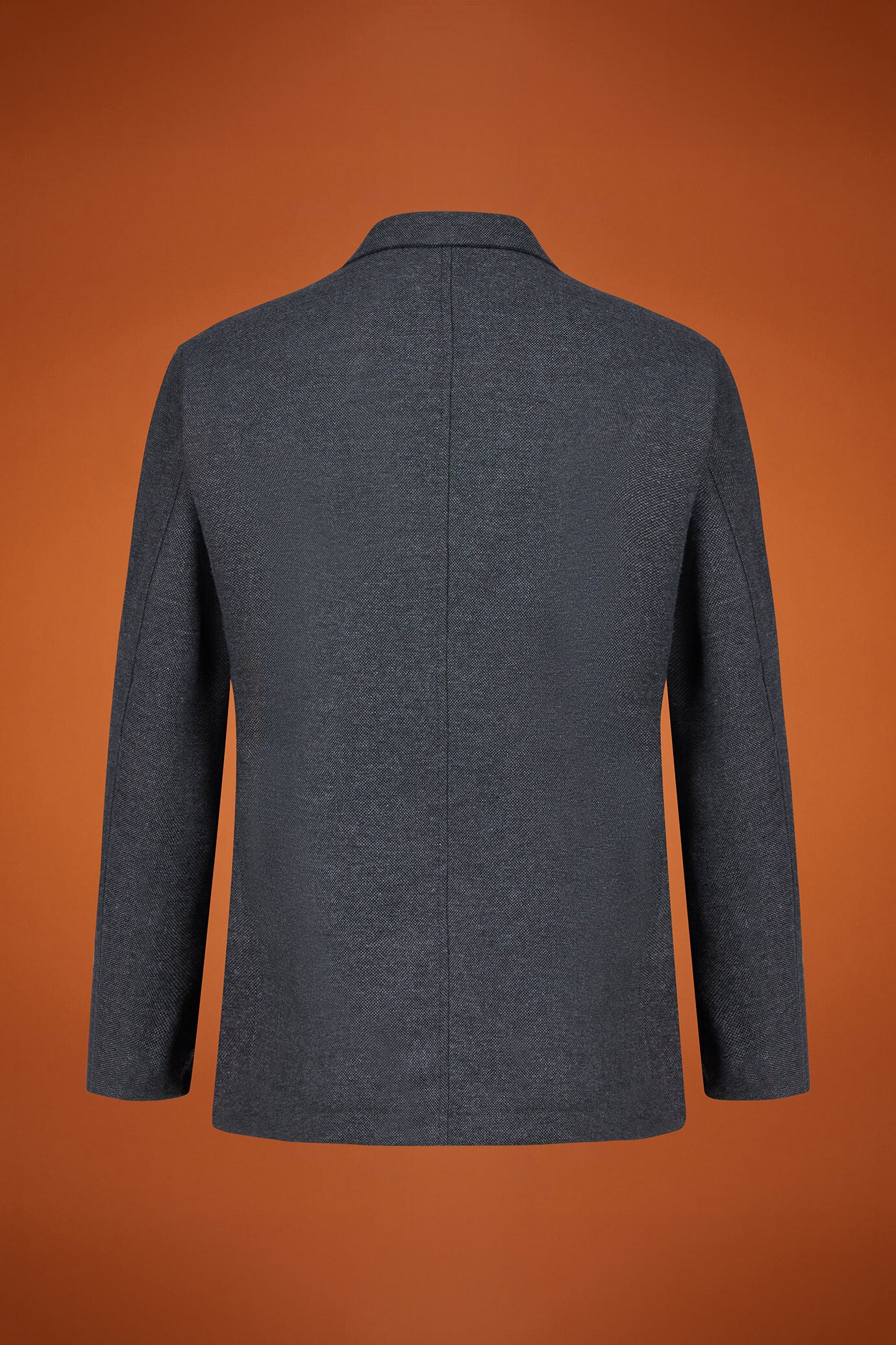Men's regular fit sports jacket in wool blend tweed