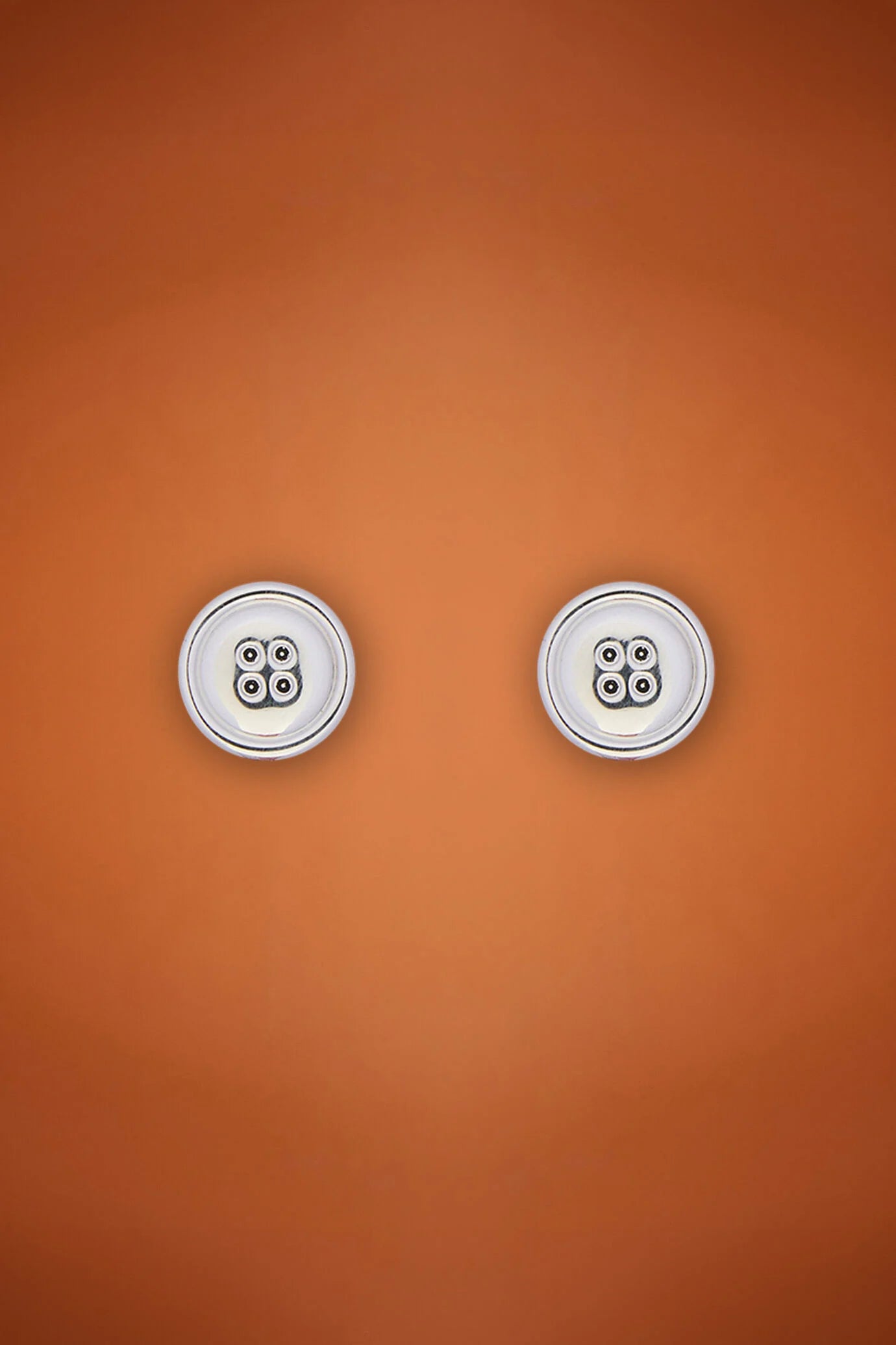 Men's button cufflinks